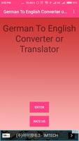 German To English Converter-poster