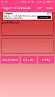 English To Indonesian 截圖 1