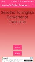 Sesotho To English Converter Affiche