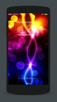 Abstract Neon Lock Screen Affiche