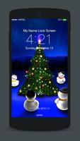 Christmas Neon Lock Screen poster