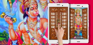 Hanuman Ji Door Lock Screen