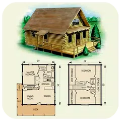 DIY log home plans APK download