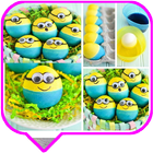 Arte de huevo DIY Minion icono