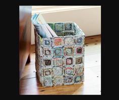 DIY Newspaper Craft Ideas ポスター