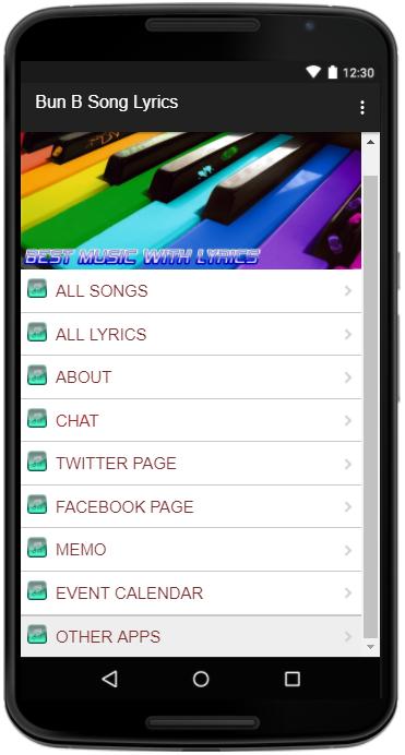 Bun B Song Lyrics For Android Apk Download