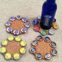 DIY Bottle Caps Craft Idea ảnh chụp màn hình 1