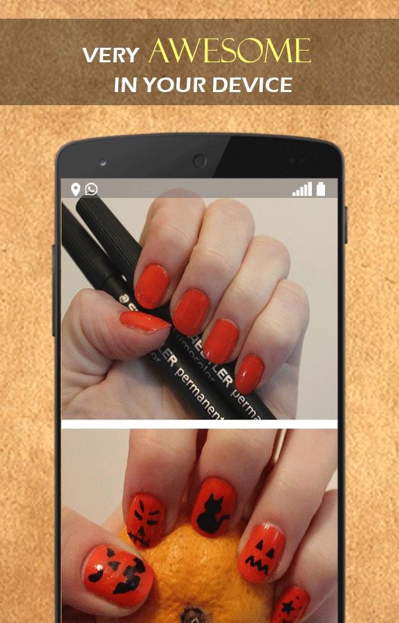 Cute Diy Halloween Nails For Android Apk Download