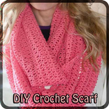 DIY Crochet szalik.