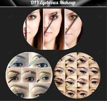 DIY Makeup Augenbrauen Plakat