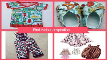 Baby Sewing Pattern Affiche