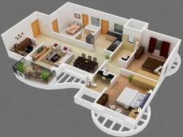 3D House Plans स्क्रीनशॉट 3