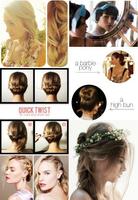 DIY hairstyle tutorials poster