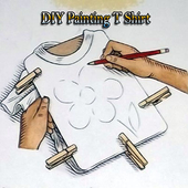 diy peinture t-shirt icône