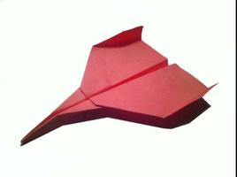 DIY paper airplane penulis hantaran