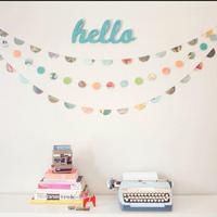 DIY paper garland captura de pantalla 1