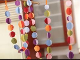 DIY paper garland ảnh chụp màn hình 2