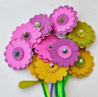 DIY paper flower craft 截圖 1