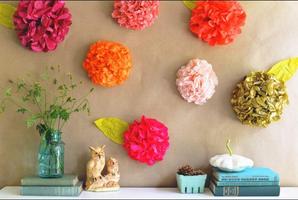 DIY paper flower wall capture d'écran 3