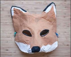DIY paper mache mask syot layar 2