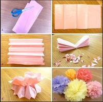 DIY paper pom poms 포스터