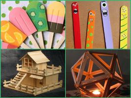 DIY Popsicle Stick Crafts 스크린샷 1