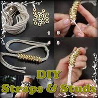 DIY Straps & Studs penulis hantaran