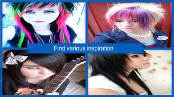 Cool Emo Hairstylesc Affiche