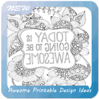 Aweome Printable Design Ideas icône