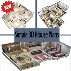 Simple 3D House Plans biểu tượng