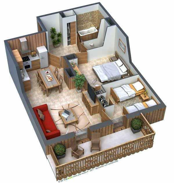  Simple  3D  House  Plans  for Android APK Download