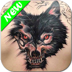 Wolf Tattoo Design icône
