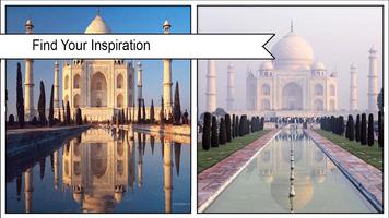 Taj Mahal Live Wallpaper Affiche