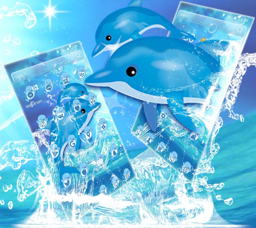 Cute Dolphin Theme For Android Apk Download - cute dolphin roblox