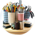 DIY lata pode artesanato