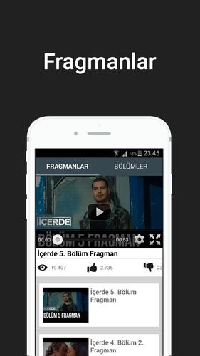 android icin icerde dizisi ucretsiz
