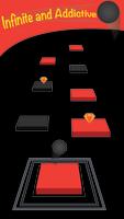 Zig Zag Bouncing Ball Rush- Free Vortex Tile Games Affiche
