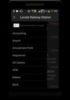 Locate Railway Station تصوير الشاشة 1
