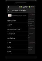 برنامه‌نما Locate Locksmith عکس از صفحه