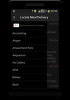 Locate Meal Delivery ภาพหน้าจอ 1