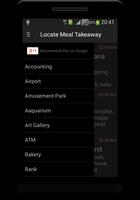 Locate Meal Takeaway اسکرین شاٹ 1