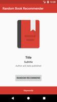 Random Book Recommender पोस्टर