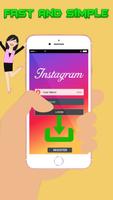 video downloader for Instagrame โปสเตอร์