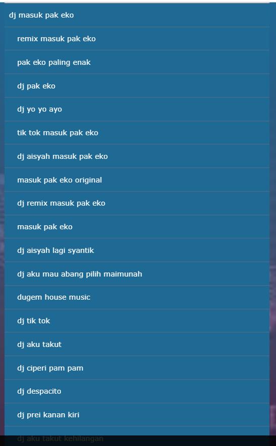 Dj Masuk Pak Eko For Android Apk Download