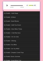 Dj Khaled Songs capture d'écran 1