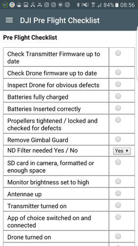 DJI Pre Flight Checklist APK for Android Download