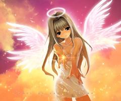 3D Angel poster