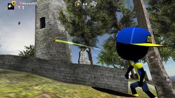 Stickman Disc Golf Battle Screenshot 1