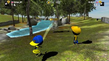 Stickman Disc Golf Battle captura de pantalla 2