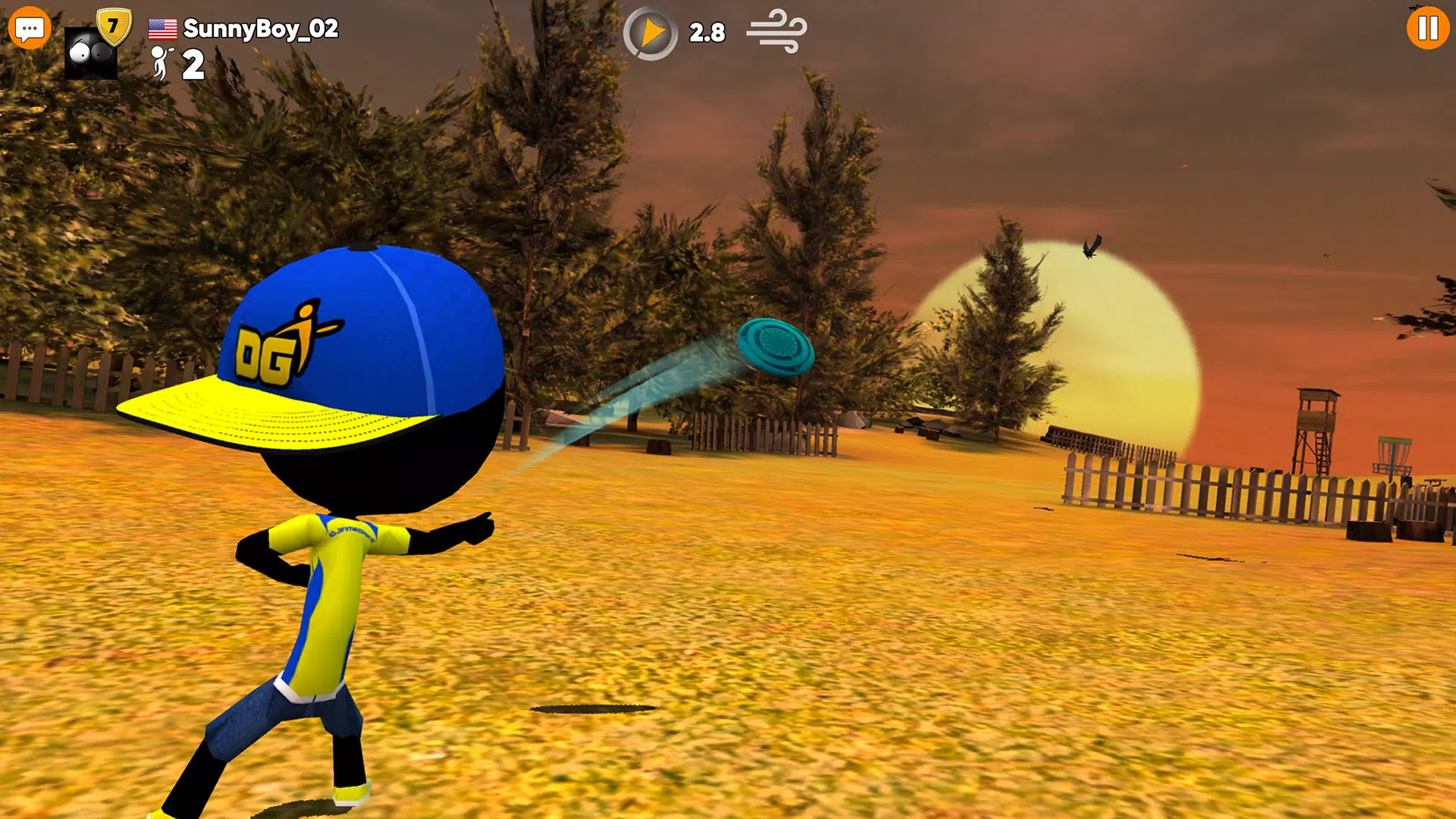 Android İndirme için Stickman Disc Golf Battle APK